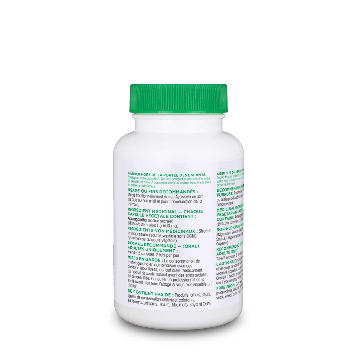 Ashwagandha 500mg - 60 Vegetarian Capsules  | GNC